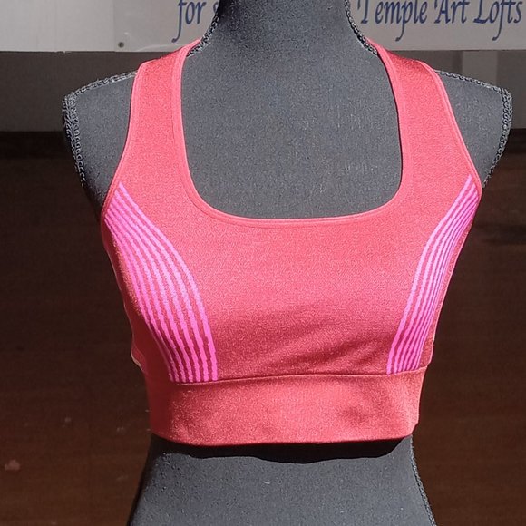 Two-piece rust pink and beige at athletic set - Picture 9 of 10